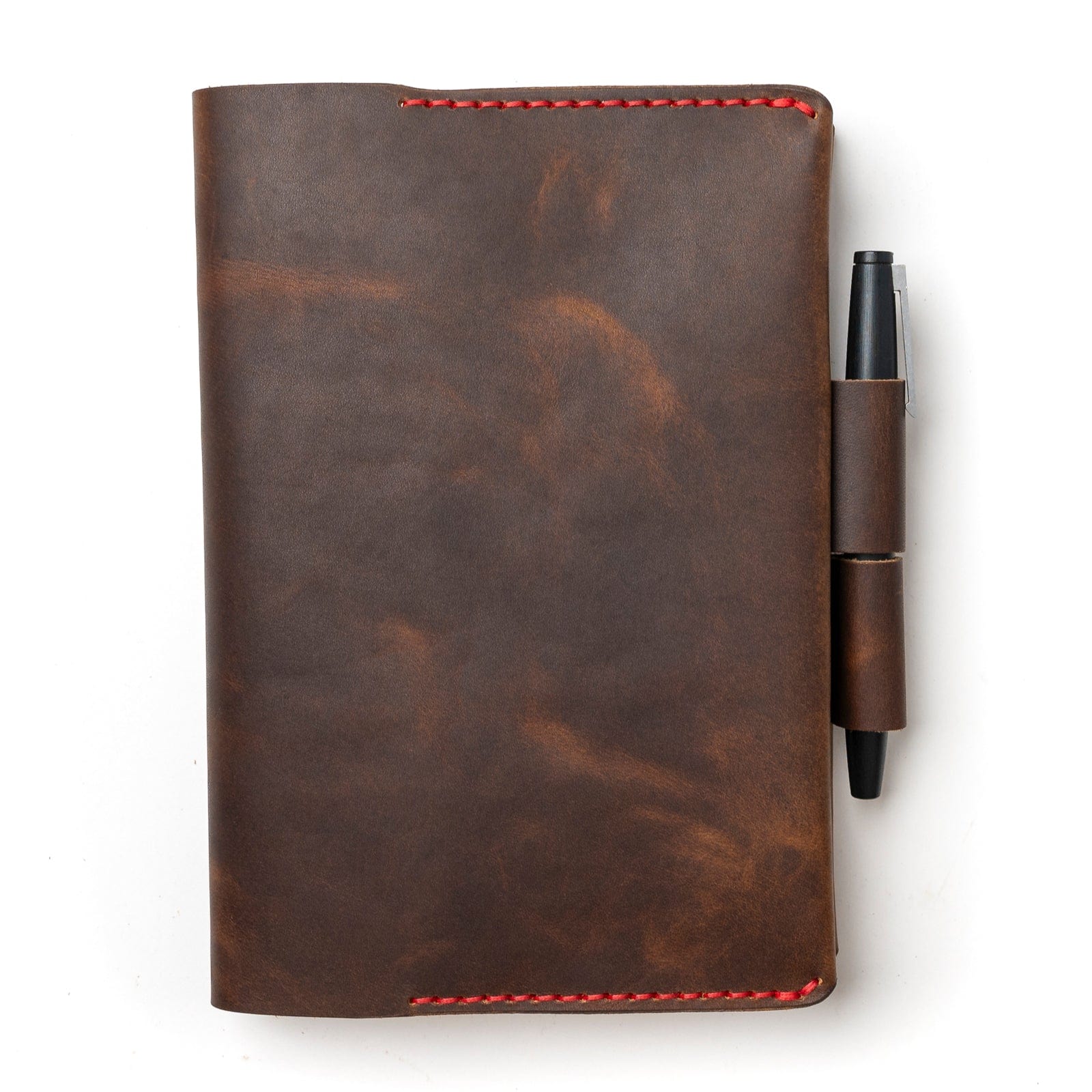 Leather Rhodia A5 Notebook Cover - Heritage Brown Popov Leather
